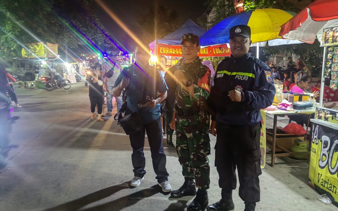 Bhabinkamtibmas Krobokan Himbau Pedagang Pasar Rabu Tiban Tidak Mengganggu Pengguna Jalan Lainnya