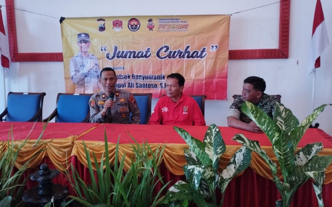 Jumat Curhat Di Kecamatan Banyumanik Kompol Ali Sosialisasikan Fitur KENITA Di Aplikasi LIBAS