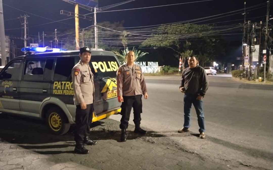 Patroli Malam Polsek Pedurungan Untuk Kenyaman Dan Keamanan Di Wilayah Pedurungan