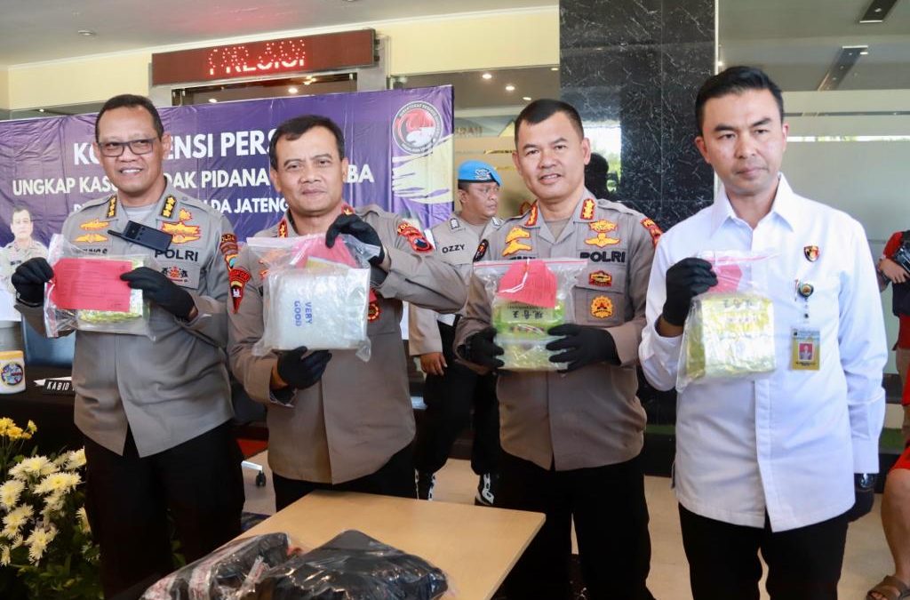 Polda Jawa Tengah Berhasil Mengungkap Narkotika Jenis Sabu Total Seberat 5 Kilogram