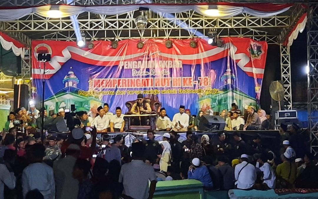 Kapolsek Pedurungan Pimpin Pengamanan Pengajian Akbar Dalam Rangka HUT RI Ke-78 Bersama Gus Miftah