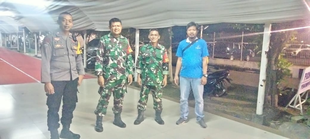 Cipta Keamanan Aiptu Adip Monitor Pameran Mahkota Grand Wedding Expo 2023