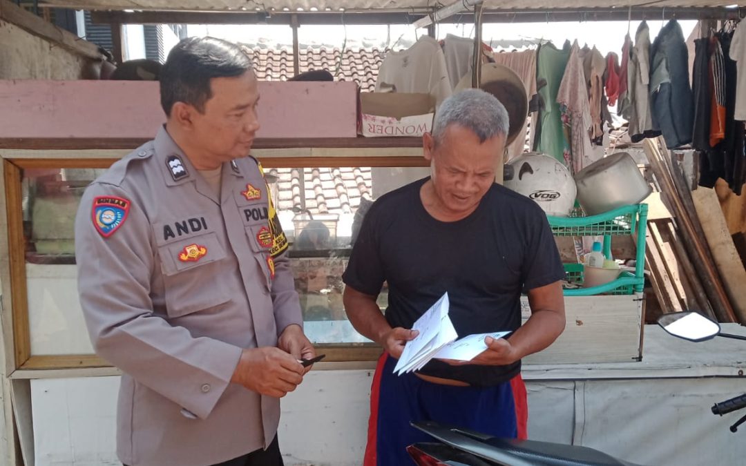 Pererat Silaturahmi, Aiptu Andi Setiyanto Sambang Ketua RW 1 Mugasari