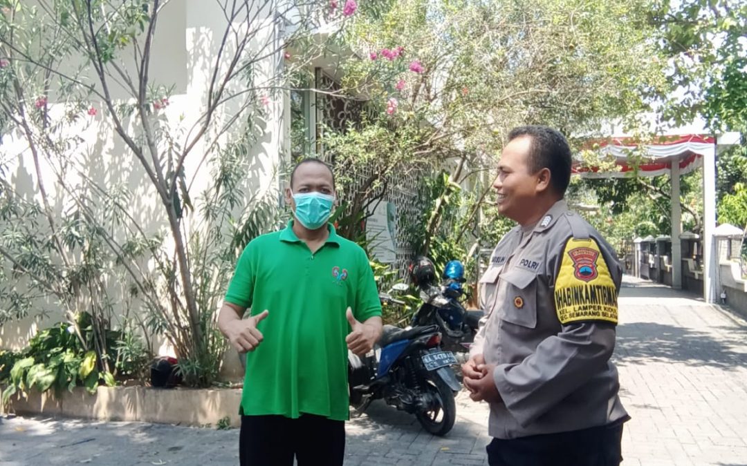 Jalin Komunikasi Warga, Bripka Muslih Sambang RT 5 RW 2 Lamper Kidul