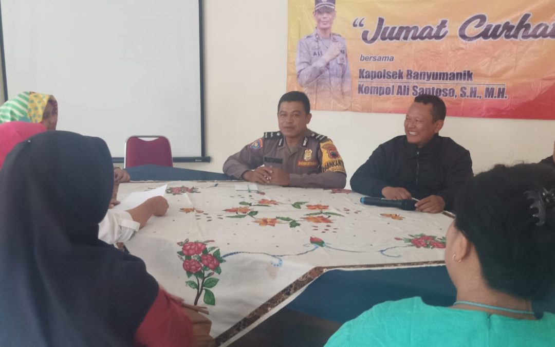 Jumat Curhat Polsek Banyumanik, Serap Aspirasi Warga RW 3 Kelurahan Ngesrep