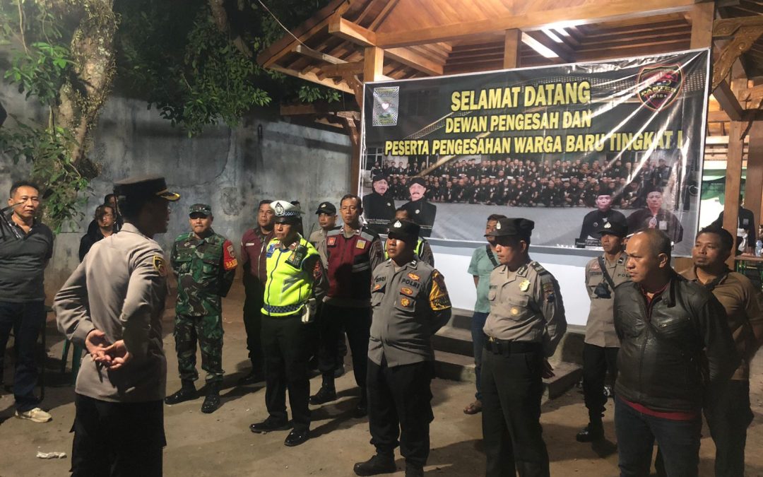 Polsek Banyumanik Pengamanan Wisuda Warga Tingkat I PSHT Kota Semarang Tahun 2023