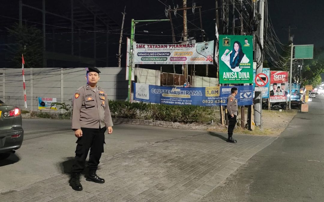 Rutin Menyisir Kerumunan Di Jalan Brigjend Sudiarto Upaya Polsek Pedurungan Cegah Balap Liar