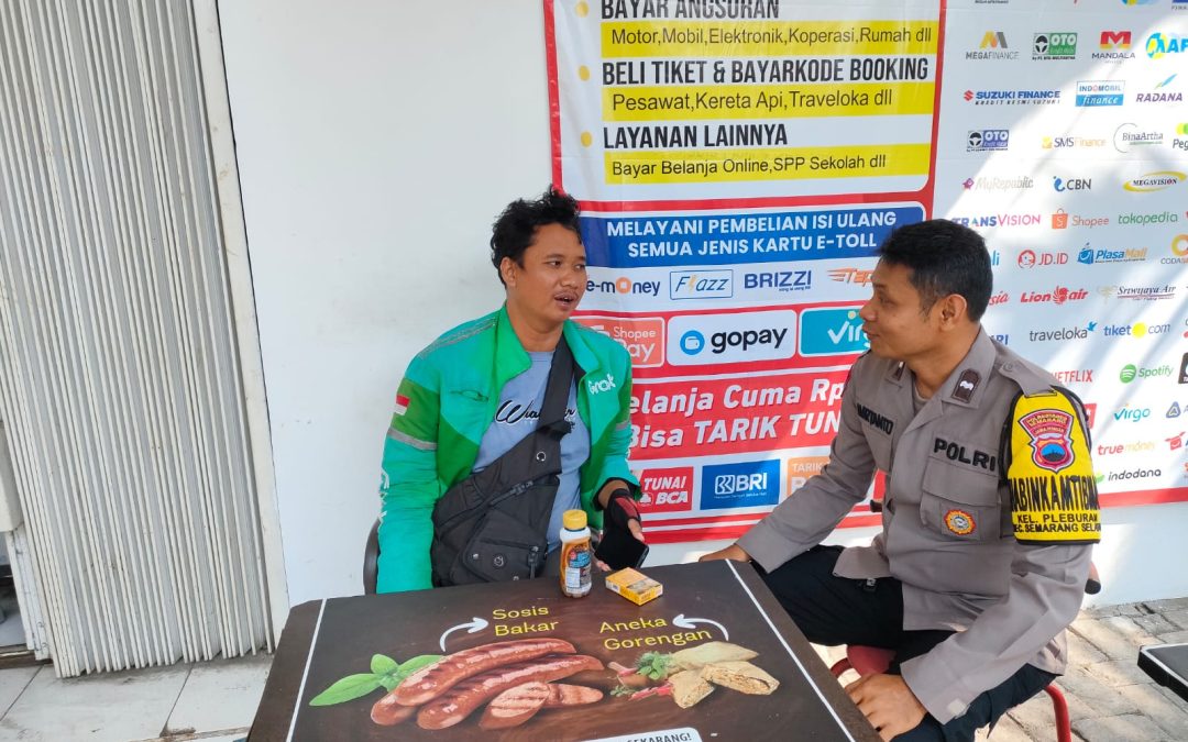 Jalin Silaturahmi, Aipda Suhartanto Sambang RT 4 RW 10 Pleburan Serap Aspirasi Warga Pleburan