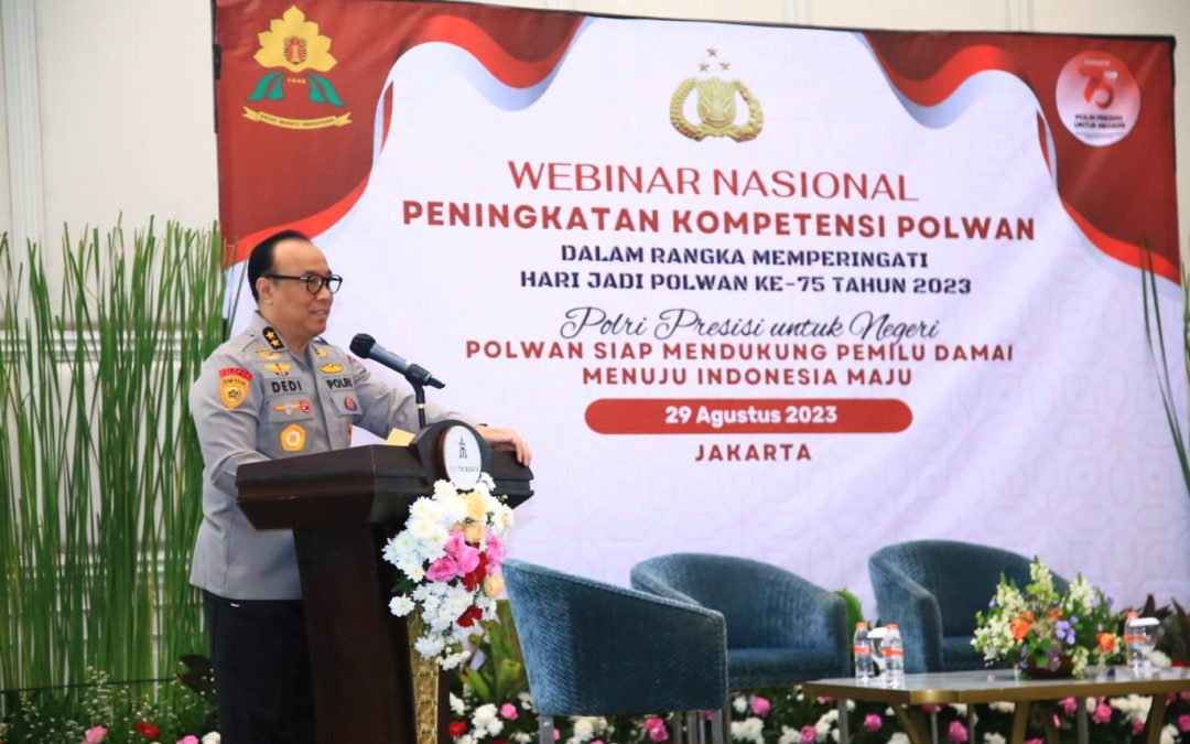 As SDM Ingatkan Pentingnya Peran Polwan Dalam Mengawal Pemilu Damai 2024