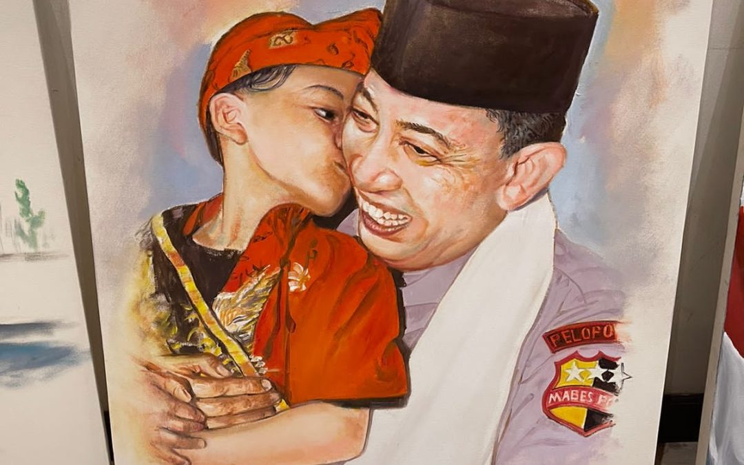 Meriahkan HUT Ke-78 RI, Lemdiklat Polri Gelar Lomba Lukis