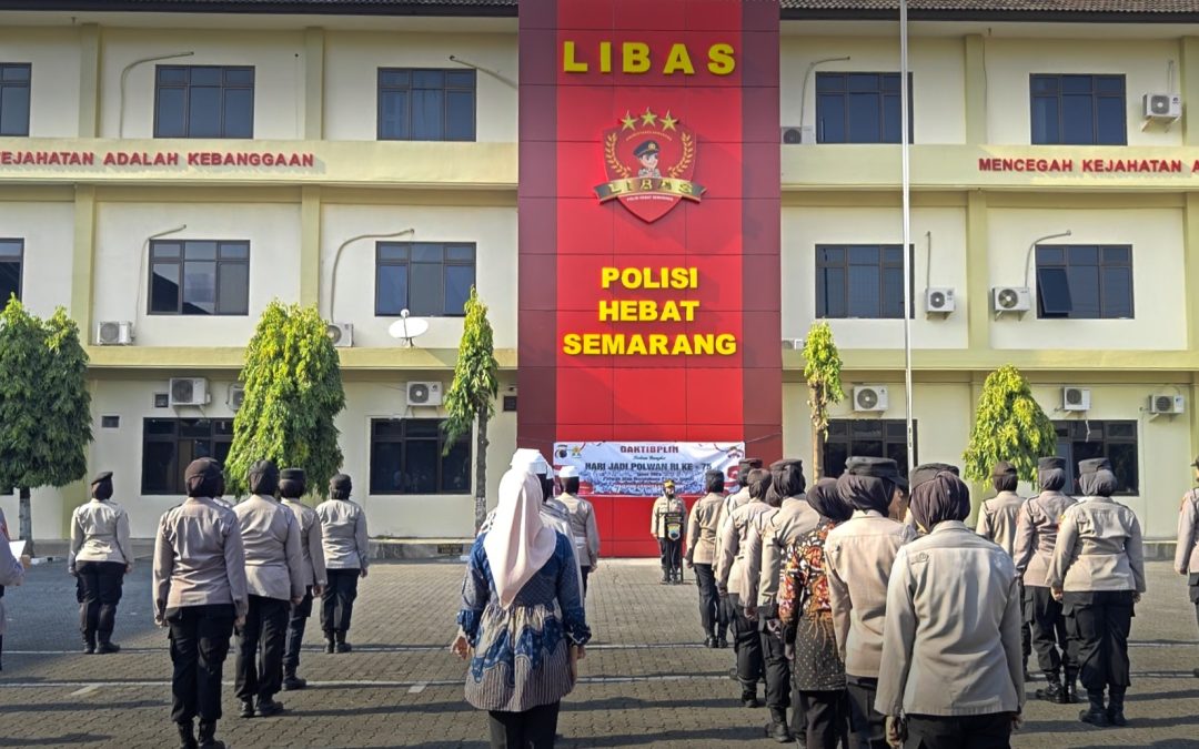 Gaktibplin Polwan Serentak, Pakor Polwan Pastikan Polwan Polrestabes Semarang Paham Fitur Aplikasi LIBAS
