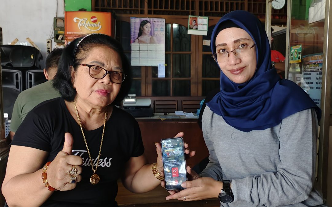 Sambang Dialogis Polisi RW 2 Krobokan Ajak Pemilik IWAK MANUK Download Aplikasi LIBAS