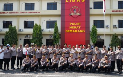 Wakapolrestabes Semarang Lantik Tiga Pejabat Baru, Berikut Pergeseran Pejabat Baru Polrestabes Semarang