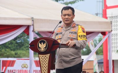 Di hadapan Kapolri dan Panglima TNI: Kapolda Jateng, seluruh Kapolres serta Dandim menegaskan sikap Netral dalam mengamankan Pemilu 2023-2024.