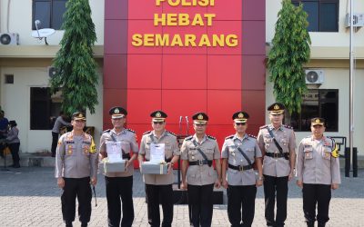Kapolrestabes Semarang Tekankan Netralitas pada Upacara Sertijab dilingkungan Polrestabes Semarang.