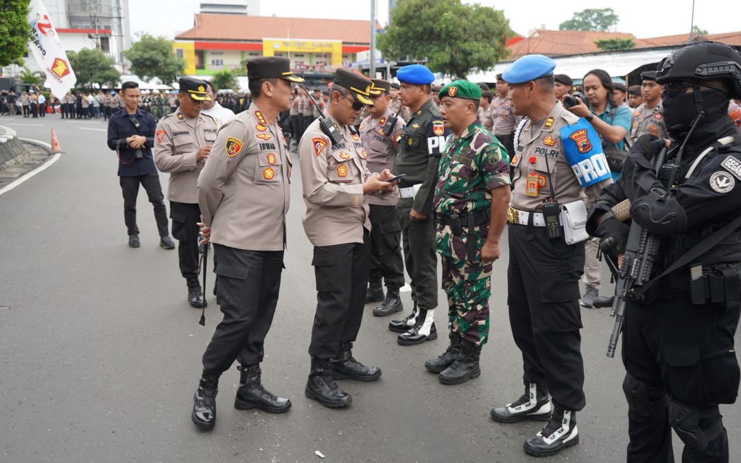 1500 Lebih Personel Mengikuti Apel Gelar Pasukan Pengamanan Kirab Kebangsaan