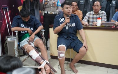 Dua Pelaku Pembacokan Jalan Kartini Akhirnya Terungkap, Polrestabes Semarang Gelar Ungkap Kasus