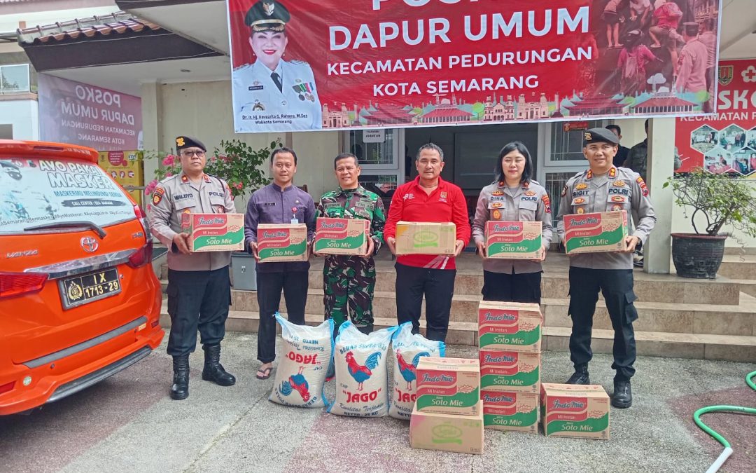 Banjir Kota Semarang, Dapur Umum untuk Korban Banjir Disiapkan Aparat Gabungan