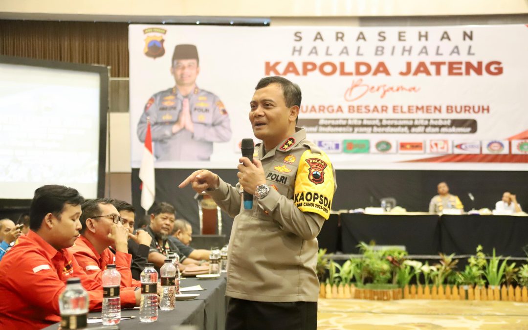 Berhasil Jaga kamtibmas di Jawa Tengah, Kapolda Jateng IrjenPol Ahmad Luthfi Jadi Sosok Kebanggaan Kaum Buruh