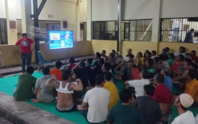 Di Balik Jeruji, Tapi Tetap Semangat Merah Putih: Rutan Polrestabes Semarang Gelar Nobar Semifinal AFC-U23