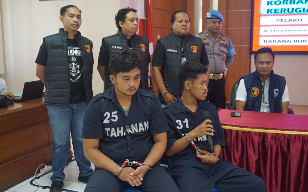 Duo Begal Meresahkan di Kota Semarang Ditangkap Satuan Reskrim Polrestabes Semarang