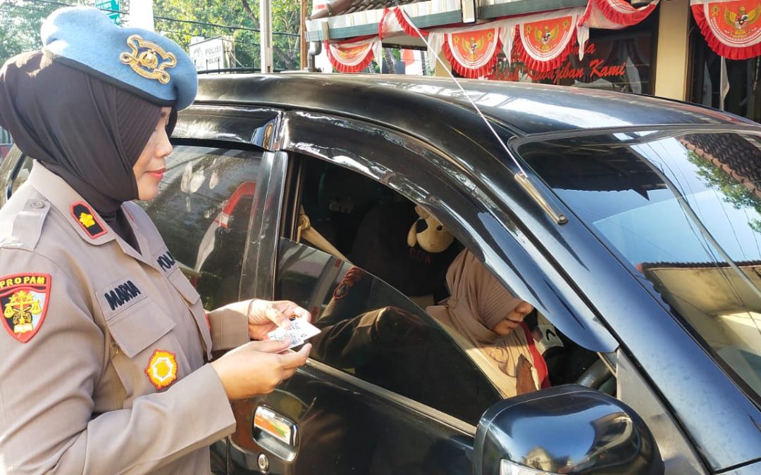 Polrestabes Semarang Gelar Razia Kendaraan Personel Untuk Menegakkan Disiplin Anggota Polri dan PNS