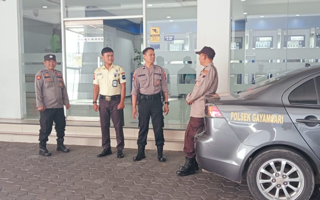 Polsek Gayamsari Aktif Patroli Bank Demi Keamanan Masyarakat