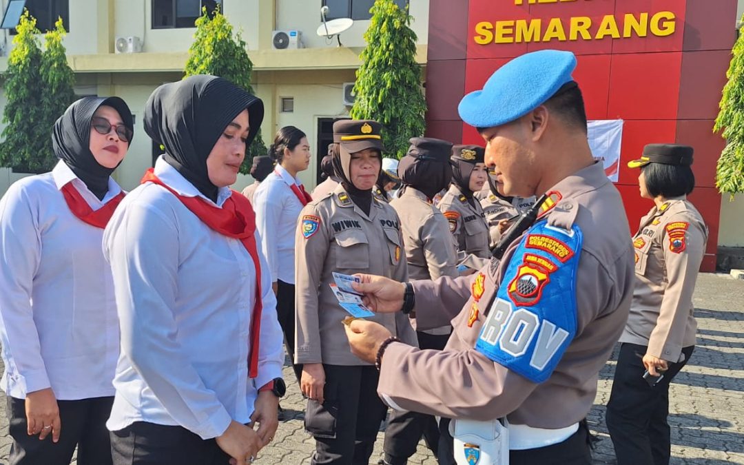 Propam Polrestabes Semarang Lakukan Gaktibplin pada Polwan Jelang HUT ke-76