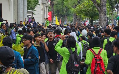 Mengurai Kemacetan, Menjaga Ketertiban: Kerja Keras Polri dalam Aksi Mahasiswa