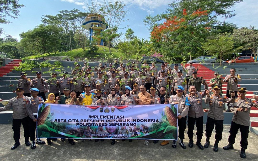 Polrestabes Semarang Implementasi Program Asta Cita, Dukung Ketahanan Pangan Nasional