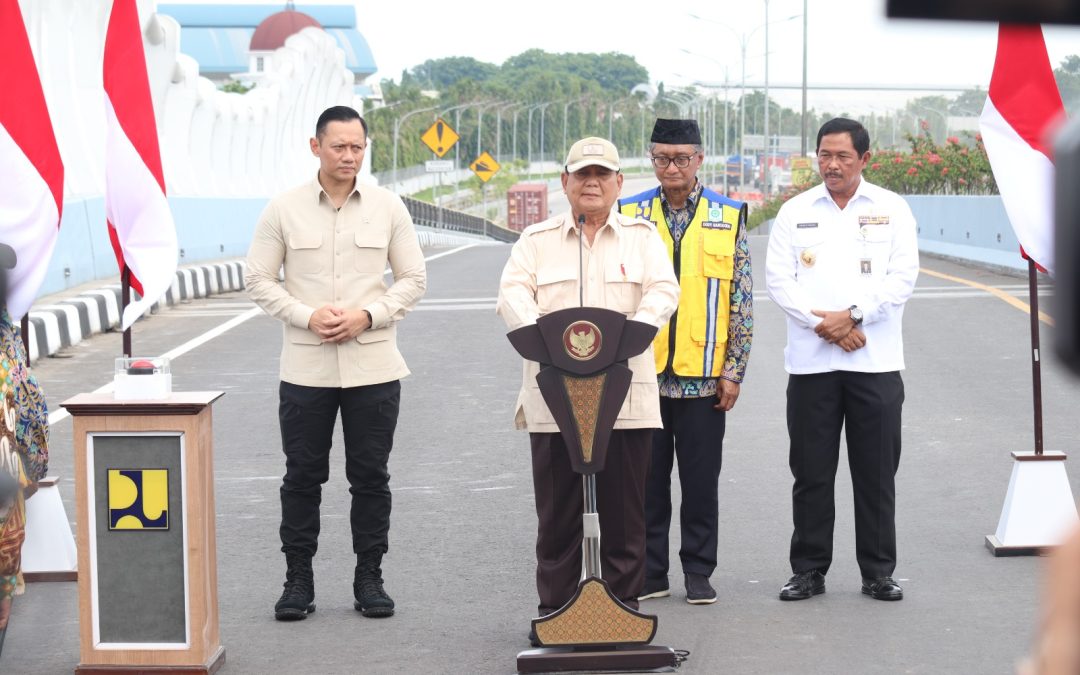 Presiden Prabowo Resmikan Jalan Layang Madukoro Semarang, Proyek Infrastruktur Pertama Pada Masa Kepemimpinannya
