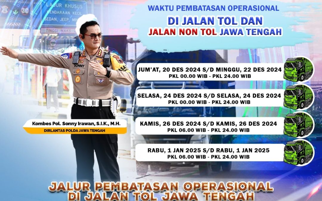 Cegah Kemacetan; SKB 3 Menteri Berlakukan Pembatasan Angkutan Saat Libur Nataru 2024-2025