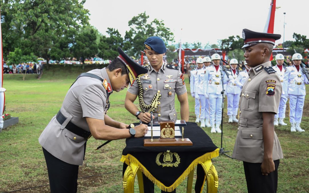 Polda Jateng Lantik 1.079 Bintara Baru Di SPN Purwokerto, Kabid Humas; Langkah Awal Pengabdian