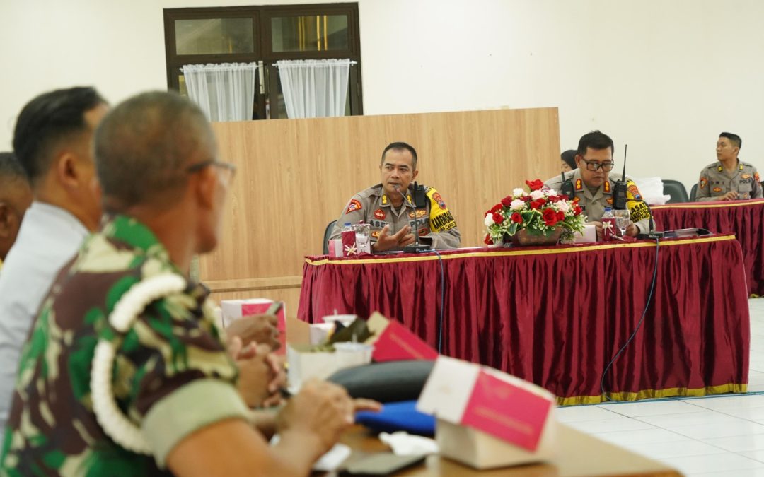 Perayaan Natal dan Tahun Baru yang Aman, Polrestabes Semarang Gelar Rapat Linsek