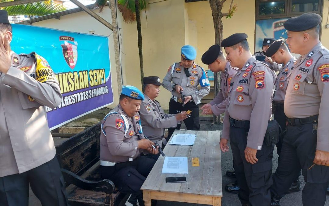 Divpropam Polri Inspeksi Penggunaan Senjata Api Di Jajaran Polda Jateng