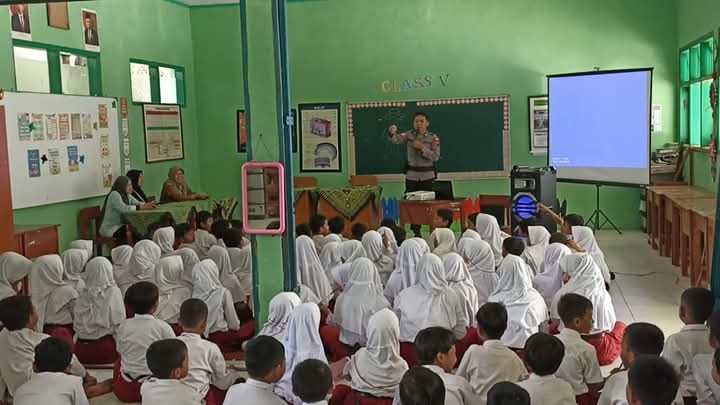 Polisi dan Dedikasi; Aipda Agung Jadikan Tanah Pribadinya Sarana Pendidikan