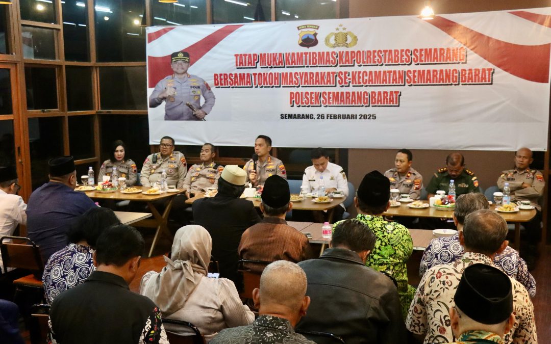 Safari Kamtibmas Kapolrestabes Semarang, Ajak Tokoh Masyarakat Tingkatkan Keamanan Jelang Bulan Suci Ramadhan