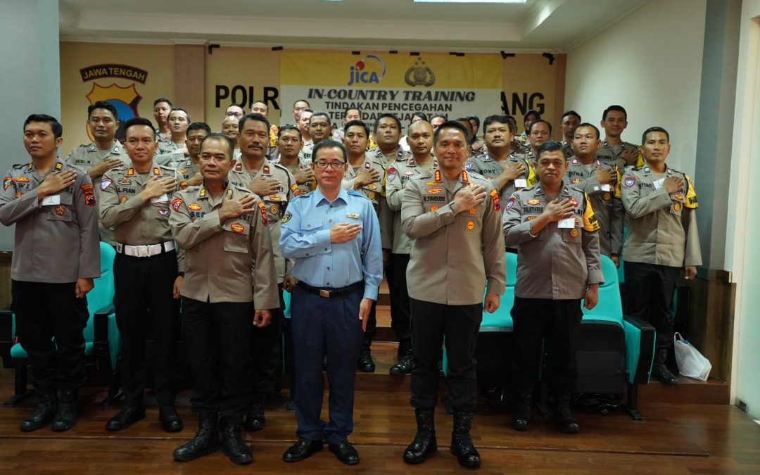 Kapolrestabes Semarang Tutup Program Pelatihan Pencegahan Kejahatan, Sambut Baik Kerja Sama dengan JICA