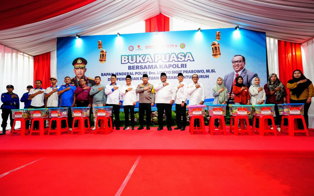 Buka Bersama Dengan Buruh, Kapolri Sampaikan Kabar Gembira