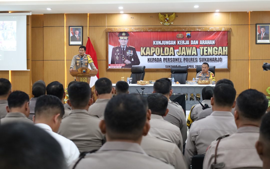 Kapolda Jawa Tengah Resmikan Masjid dan Berikan Arahan Strategis di Polres Sukoharjo