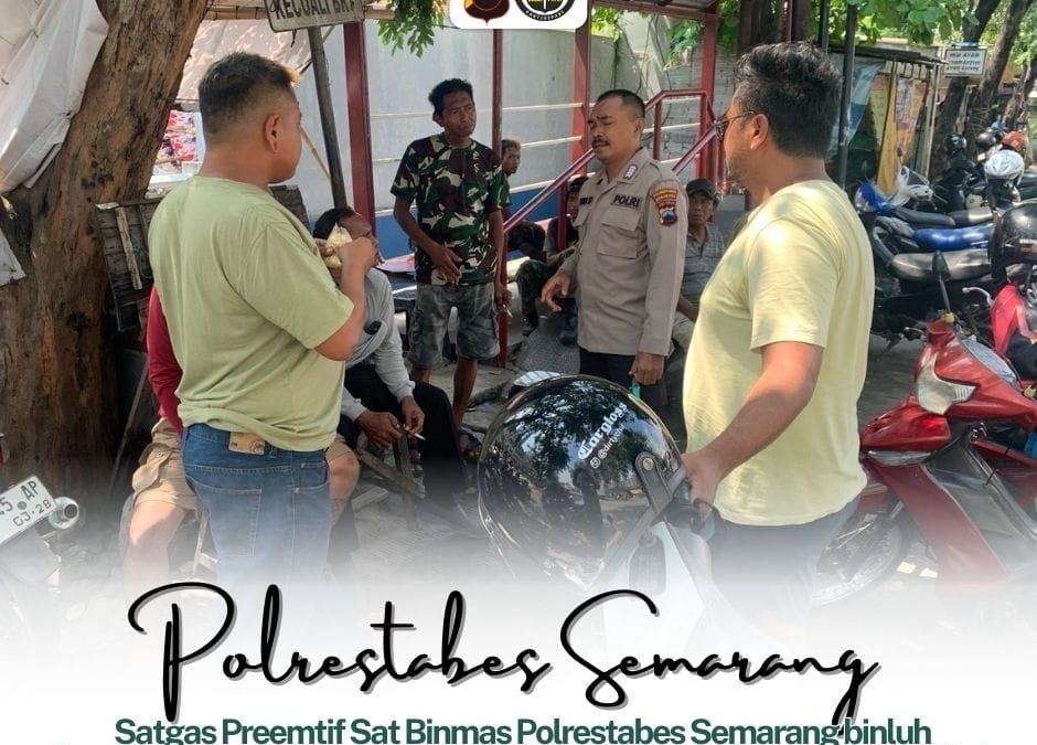 Polrestabes Semarang gencar Sosialisasikan Aplikasi LIBAS dan Layanan 110 kepada Warga di Jalan Dr. Cipto