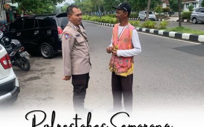 Satgas Preemtif Sat Binmas Polrestabes Semarang Edukasi Petugas Parkir Terkait Tarif Resmi