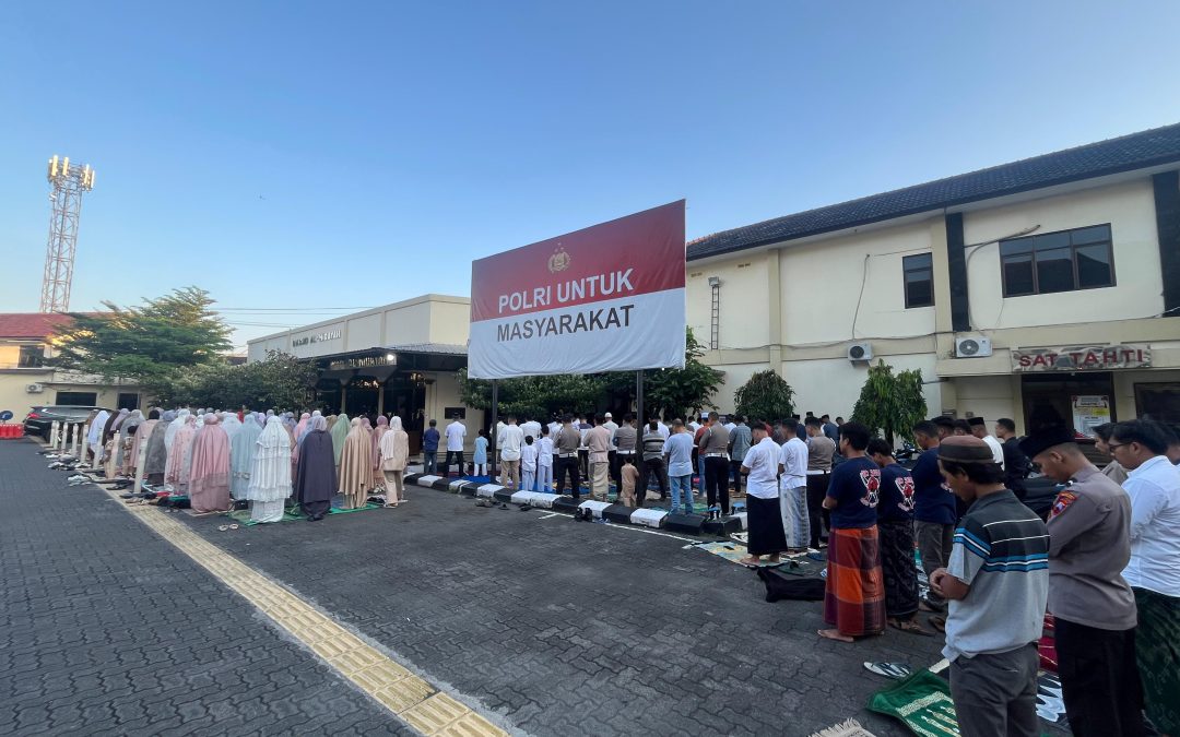 Polrestabes Semarang Gelar Salat Iduladha dan Kurban, Wujud Kepedulian Terhadap Sesama