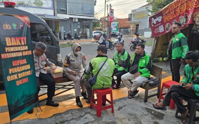 Polda Jateng Sediakan Layanan Kesehatan Gratis, Targetnya Layani 4000 Pengemudi Ojol