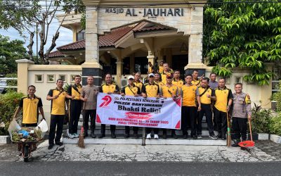 Baksos Religi Polsek Banyumanik Semarakkan HUT Bhayangkara ke-79 di Masjid Al Jauhari Semarang