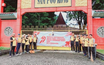 Semarak HUT Bhayangkara ke-79, Polsek Semarang Barat Gelar Bhakti Religi Lintas Tempat Ibadah