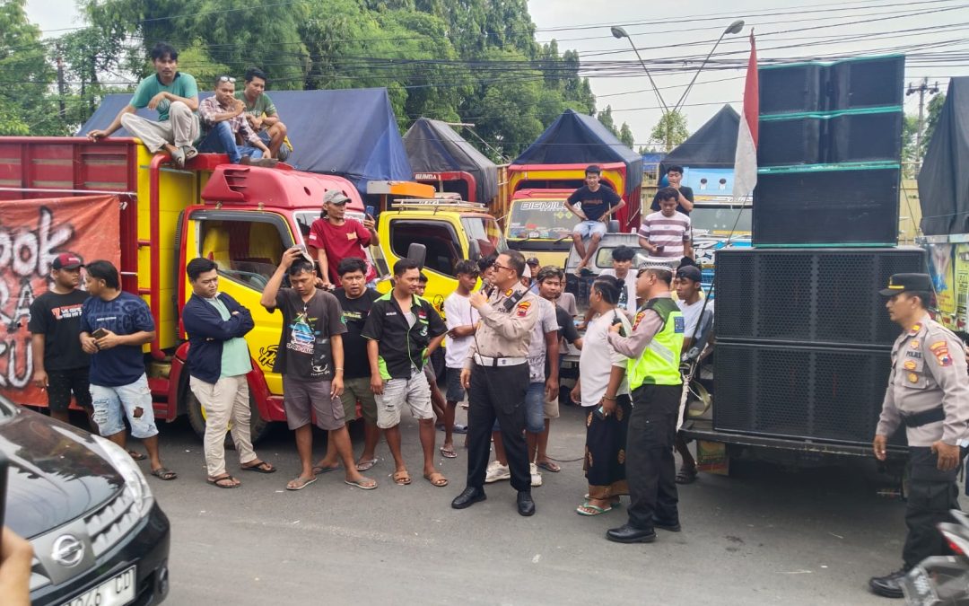 Polda Jateng Lakukan Pengamanan, Aksi Mogok Truk di Semarang Berjalan Kondusif