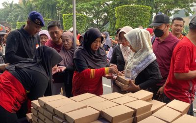 Polda Jateng Hadirkan Dapur Lapangan Saat Cat Free Day di Semarang, Bagikan 1.700 Porsi Makanan Gratis