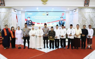 Peringatan Hari Bhayangkara ke-79, Polda Jateng Gelar Doa Bersama Lintas Agama Bersama Forkopimda dan FKUB se-Jawa Tengah