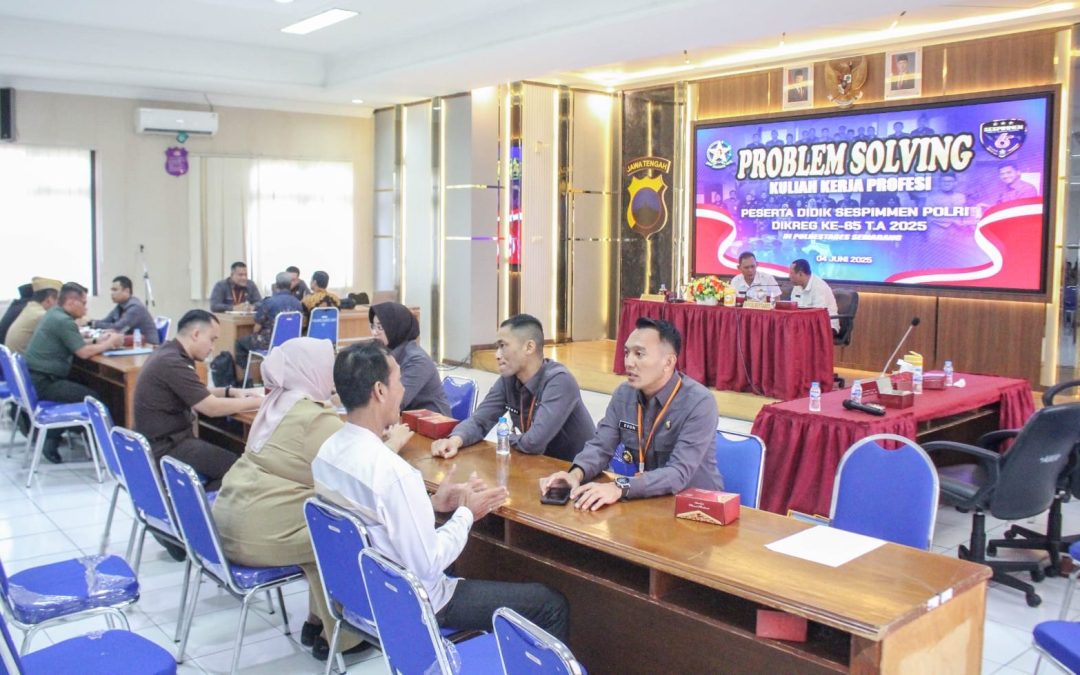 Sespimmen Lemdiklat Polri Dikreg Ke-65 Gelar Kuliah Kerja Profesi di Semarang